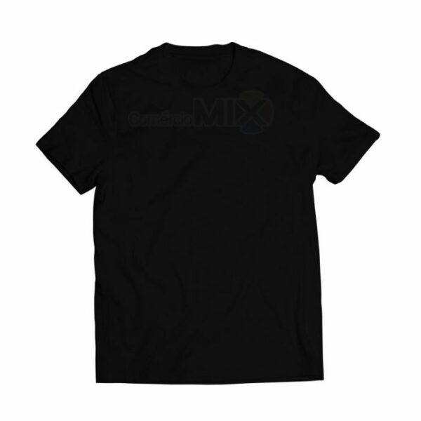 Camiseta Preta Premium Tradicional 100% Poliester Para Sublimação